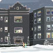 Snowfall in Capitol Hill