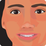 Older Sister's face